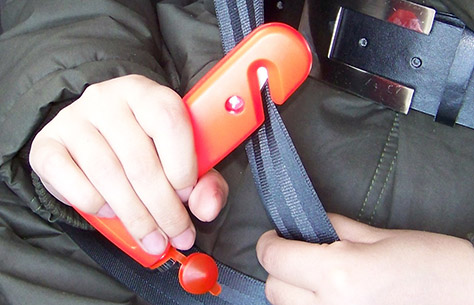 带安全带割刀的汽车应急安全锤TH002 割汽车安全带