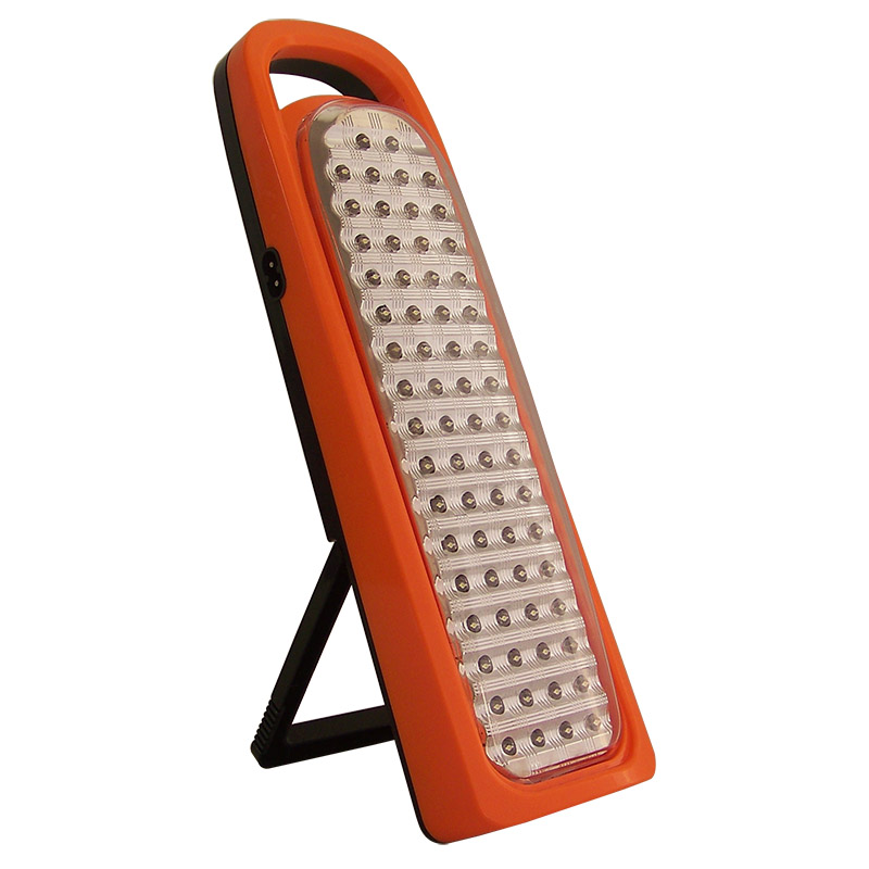 rechargeable 66 led emergency light with racket 6820