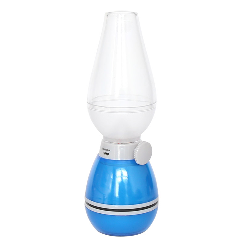 rechargeable classic kerosene lamp style blow LED night light 8108