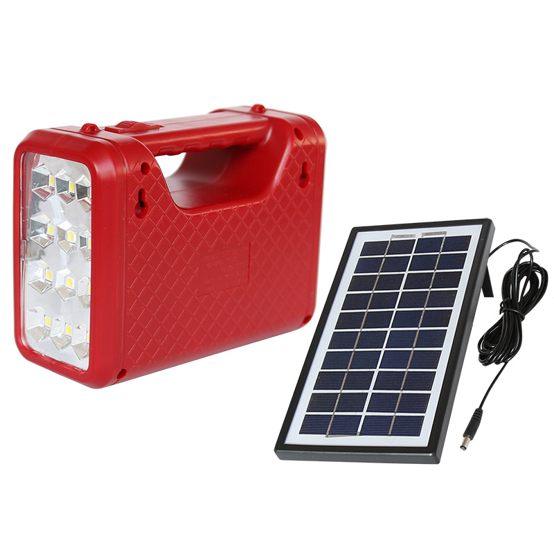 LED Emergency Solar Rechargeable System Light 8017