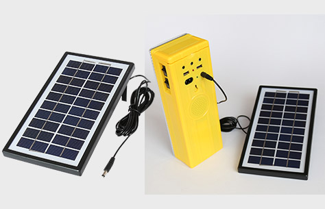 LED Mini 民用FM收音机太阳能系统灯9829太阳能充电